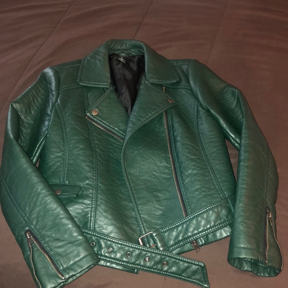 Green coat